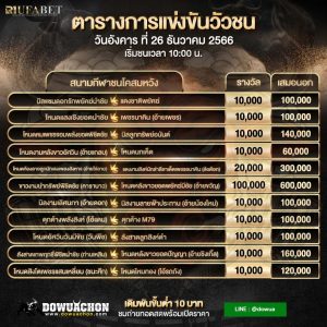 โปรแกรมวัวชน26-12-66