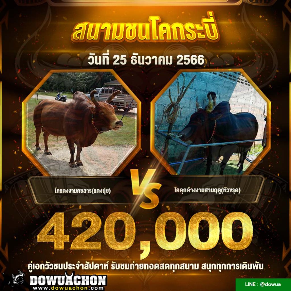 แดงนุ้ยvsหัวขรุด
