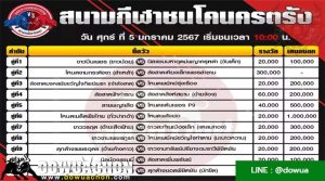 ตารางวัวชน05-01-67