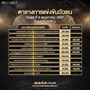 ตารางวัวชน8-5-67