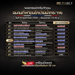ผลแข่งขันวัวชน08-02-68