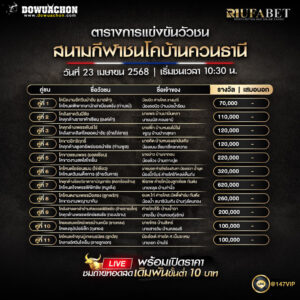 ตารางวัวชน23-04-68