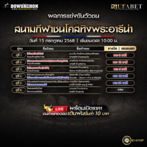 ผลแข่งขันวัวชน15-07-68