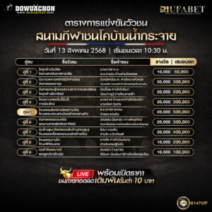 ตารางวัวชน13-08-68