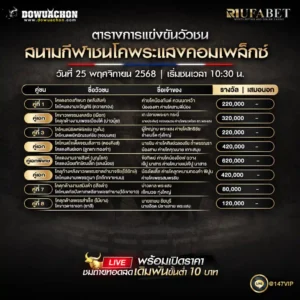 ตารางวัวชน25-11-68