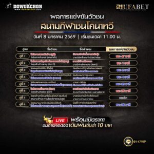ผลการแข่งขันวัวชน08-01-69